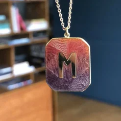Brooke Gregson Alphabet Sunset Enamel Letter Necklace Online
