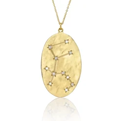 Brooke Gregson AQUARIUS ASTROLOGY NECKLACE - JANUARY 20 TO FEBRUARY 18 Shop