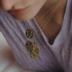 Brooke Gregson AQUARIUS ASTROLOGY NECKLACE - JANUARY 20 TO FEBRUARY 18 Shop
