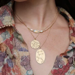 Brooke Gregson AQUARIUS ASTROLOGY NECKLACE - JANUARY 20 TO FEBRUARY 18 Shop