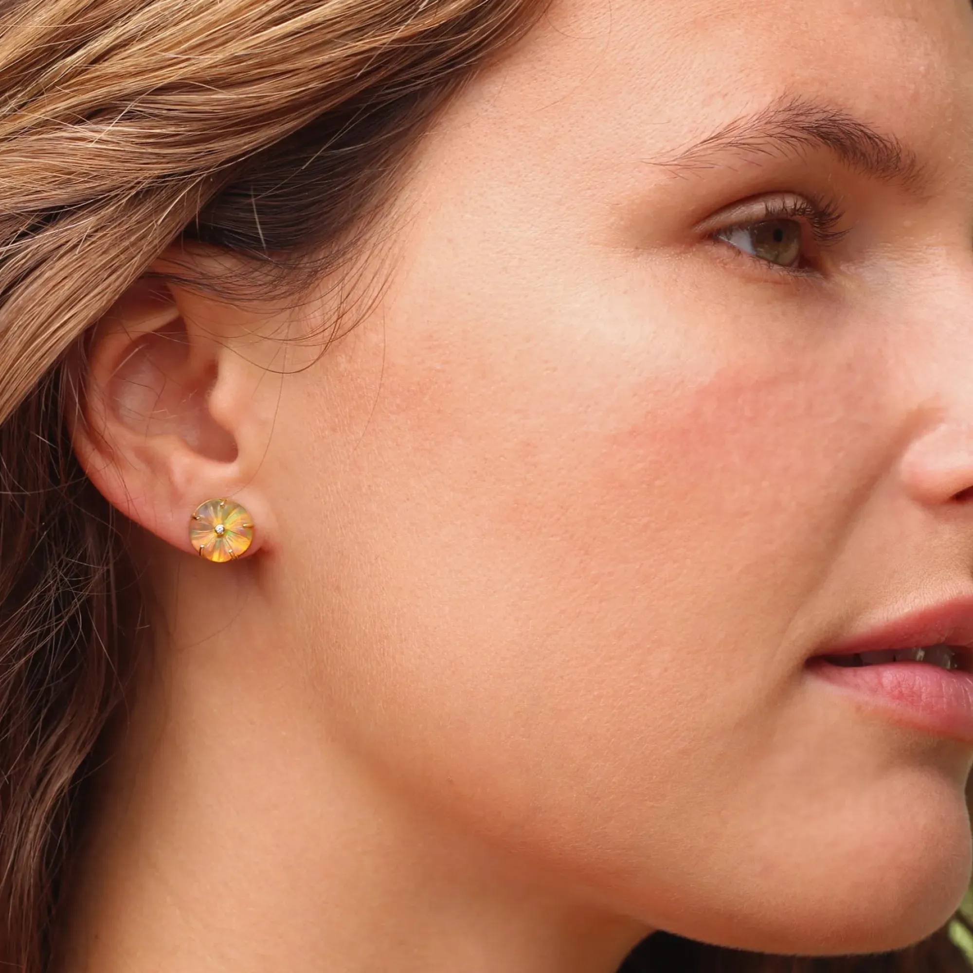 Brooke Gregson BLOSSOM OPAL STUD EARRINGS Fashion