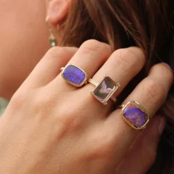 Brooke Gregson BOULDER OPAL ELLIPSE RING Discount