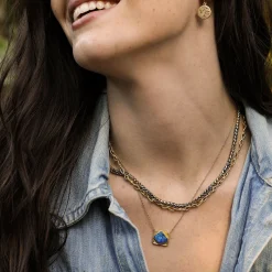 Brooke Gregson BOULDER OPAL ENGRAVED NECKLACE Outlet