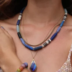 Brooke Gregson BOULDER OPAL SHIELD HALO NECKLACE Best
