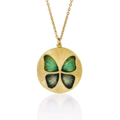 Brooke Gregson BUTTERFLY ENAMEL NECKLACE Outlet