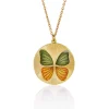 Brooke Gregson BUTTERFLY ENAMEL NECKLACE Fashion