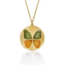 Brooke Gregson BUTTERFLY ENAMEL NECKLACE Fashion