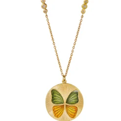 Brooke Gregson BUTTERFLY ENAMEL NECKLACE Fashion