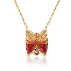 Brooke Gregson BUTTERFLY TOURMALINE SAPPHIRE NECKLACE Fashion