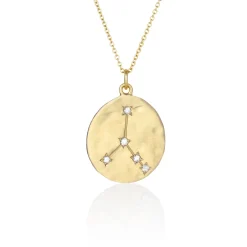 Brooke Gregson Cancer Astrology Necklace - June 21 to July 22 Clearance