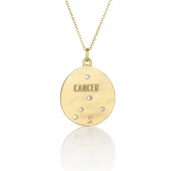 Brooke Gregson Cancer Astrology Necklace - June 21 to July 22 Clearance