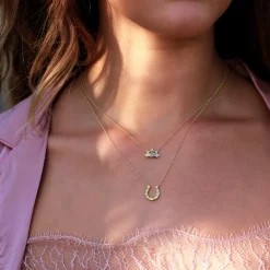 Brooke Gregson Diamond Horseshoe Necklace Online
