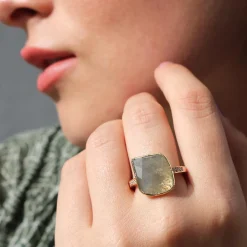 Brooke Gregson Diamond Pave Band Square Ring Cheap