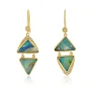 Brooke Gregson DOUBLE PYRAMID OPAL EARRINGS Outlet
