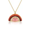 Brooke Gregson Enamel Sunrise Rhodochrosite Necklace Online