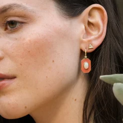 Brooke Gregson FANTASIA OPAL ENAMEL DROP EARRINGS Sale