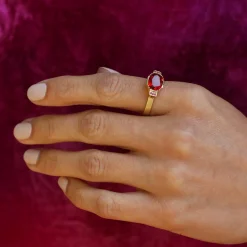 Brooke Gregson FIRE OPAL RUBY ORBIT RING Discount