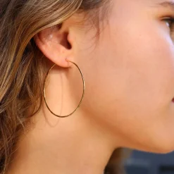 Brooke Gregson HAND HAMMERED HOOP EARRINGS Flash Sale