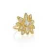 Brooke Gregson MANDALA ENGRAVED DIAMOND FLOWER RING Store