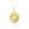 Brooke Gregson MANDALA FLORA ENGRAVED DIAMOND NECKLACE Best