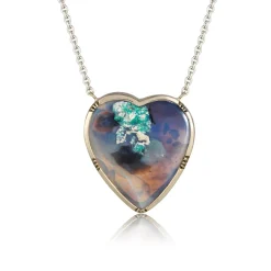 Brooke Gregson OPAL HEART NECKLACE Outlet