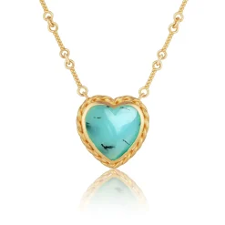 Brooke Gregson PERUVIAN OPAL HEART TWIST NECKLACE Store