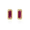 Brooke Gregson RUBY GEO HALO EARRINGS Best Sale