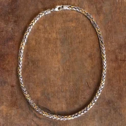 Brooke Gregson THICK LASSO GOLD & SILVER CHAIN 18 inch Discount