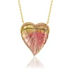 Brooke Gregson TOURMALINE LEAF HEART NECKLACE Best