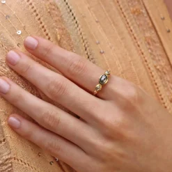 Brooke Gregson TRIPLE ELLIPSE GEO DIAMOND RING Sale
