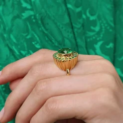 Brooke Gregson TSAVORITE EMERALD IMPERIAL RING Sale
